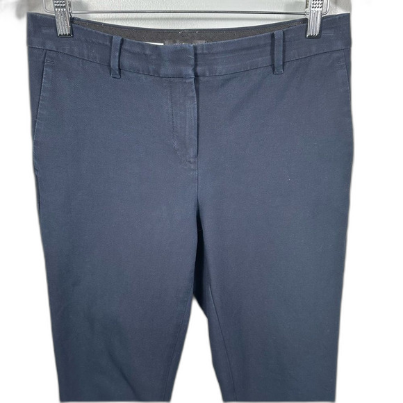 Ann Taylor Curvy Fit Classic Dark Navy Trousers Size 4 Tall Professional Career - Picture 5 of 15